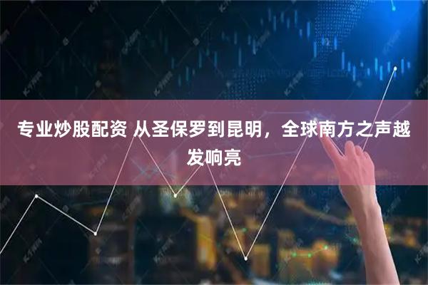 专业炒股配资 从圣保罗到昆明，全球南方之声越发响亮